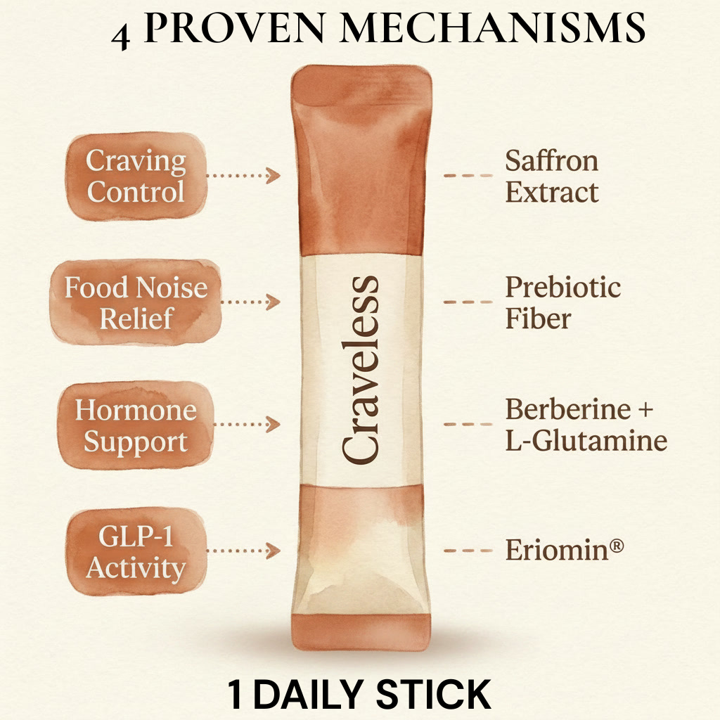 Craveless GLP-1 Support Drink Mix